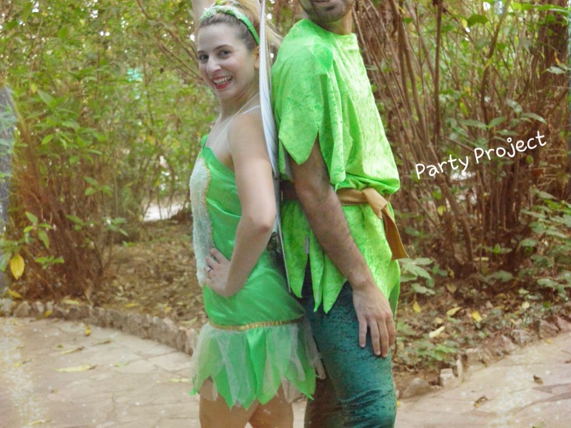 Tinkerbell and Peter Pan